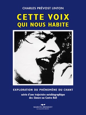 cover image of Cette voix qui nous habite
